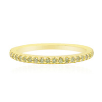 Bague en or et Diamant jaune canari SI1