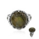 Bague en argent et Labradorite (Annette classic)