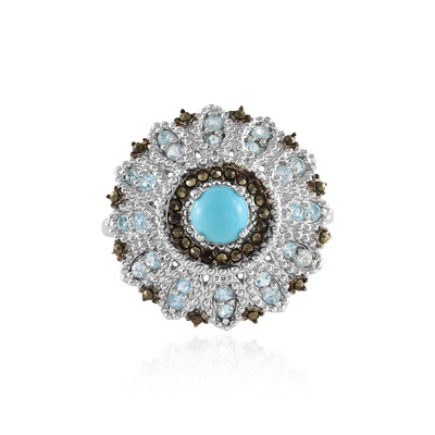 Bague en argent et Turquoise Sleeping Beauty