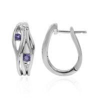 Boucles d'oreilles en argent et Iolite (TPC)