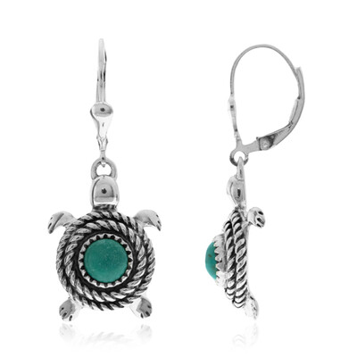 Boucles d'oreilles en argent et Turquoise (Desert Chic)