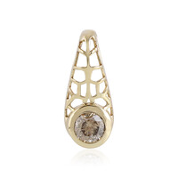 Pendentif en or et Diamant champagne I2 (Ornaments by de Melo)