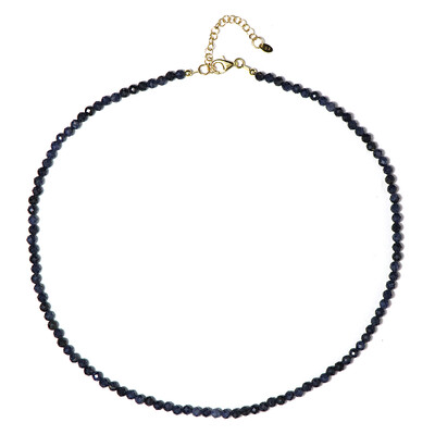 Collier en argent et Saphir bleu