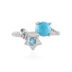 Bague en argent et Turquoise Sleeping Beauty