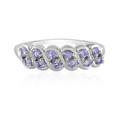 Bague en argent et Tanzanite