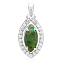 Pendentif en argent et Ammolite