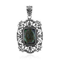 Pendentif en argent et Quartz blanc (Art of Nature)