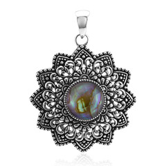 Pendentif en argent et Quartz blanc (Art of Nature)