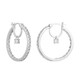 Boucles d'oreilles en argent et Zircon