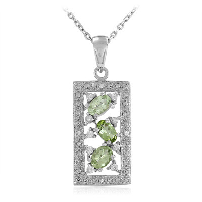 Collier en argent et Tourmaline Paraïba