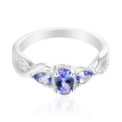 Bague en argent et Tanzanite