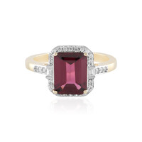 Bague en or et Grenat Rhodolite