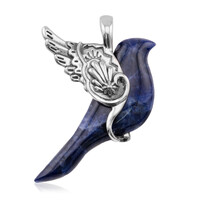 Pendentif en argent et Sodalite (Desert Chic)