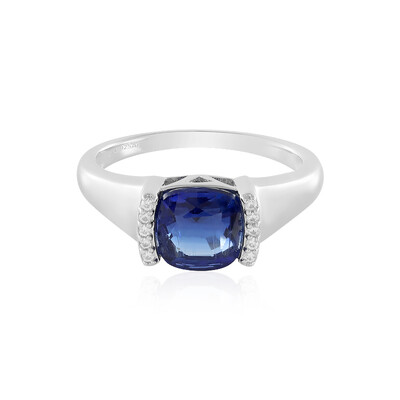 Bague en argent et Kyanite du Népal