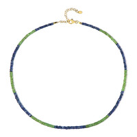 Collier en argent et Kyanite du Népal