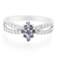 Bague en argent et Tanzanite