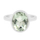 Bague en argent et Améthyste verte (MONOSONO COLLECTION)