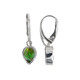 Boucles d'oreilles en argent et Ammolite