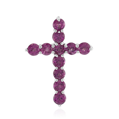 Pendentif en argent et Grenat Rhodolite