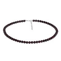 Collier en argent et Grenat d'Inde