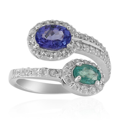 Bague en argent et Tanzanite