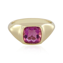 Bague en or et Fluorite rose (KM by Juwelo)