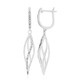 Boucles d'oreilles en argent et Diamant I3 (I)