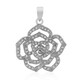 Pendentif en argent et Diamant I2 (I)