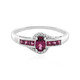 Bague en argent et Grenat Rhodolite