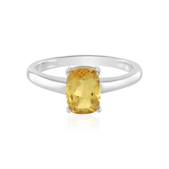 Bague en argent et Citrine