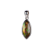 Pendentif en argent et Ammolite