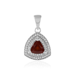 Pendentif en argent et Grenat Hessonite