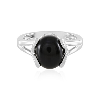 Bague en argent et Onyx noir