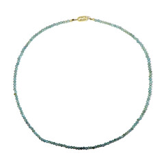 Collier en argent et Indicolite (Adela Silber)