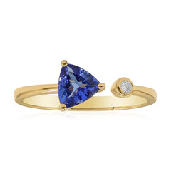 Bague en or et Tanzanite AAA (CIRARI)