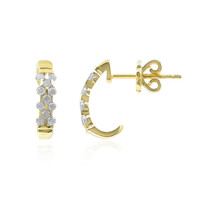 Boucles d'oreilles en or et Diamant SI1 (G)