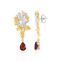 Boucles d'oreilles en argent et Citrine Madère (Gems en Vogue)