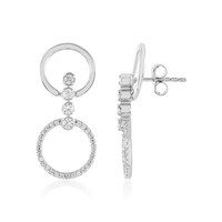 Boucles d'oreilles en argent et Zircon