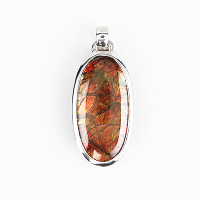 Pendentif en argent et Ammolite