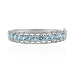 Bracelet en argent et Topaze bleu ciel