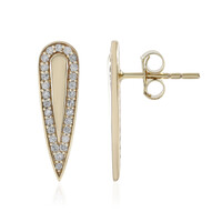 Boucles d'oreilles en or et Diamant I2 (H) (de Melo)