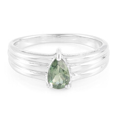 Bague en argent et Apatite de Russie