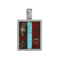 Pendentif en argent et Ambre baltique