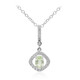 Collier en argent et Grenat Tsavorite