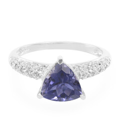 Bague en argent et Iolite d’Orissa