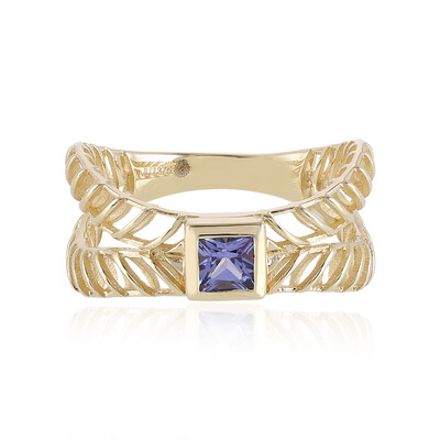 Bague en or et Tanzanite AAA (Ornaments by de Melo)