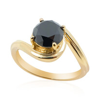 Bague en or et Diamant noir (de Melo)