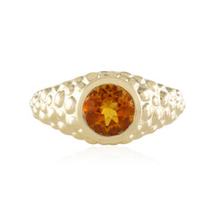 Bague en argent et Citrine Madère