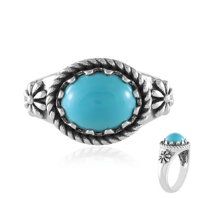 Bague en argent et Turquoise Sleeping Beauty (Desert Chic)