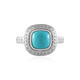 Bague en argent et Turquoise Sleeping Beauty